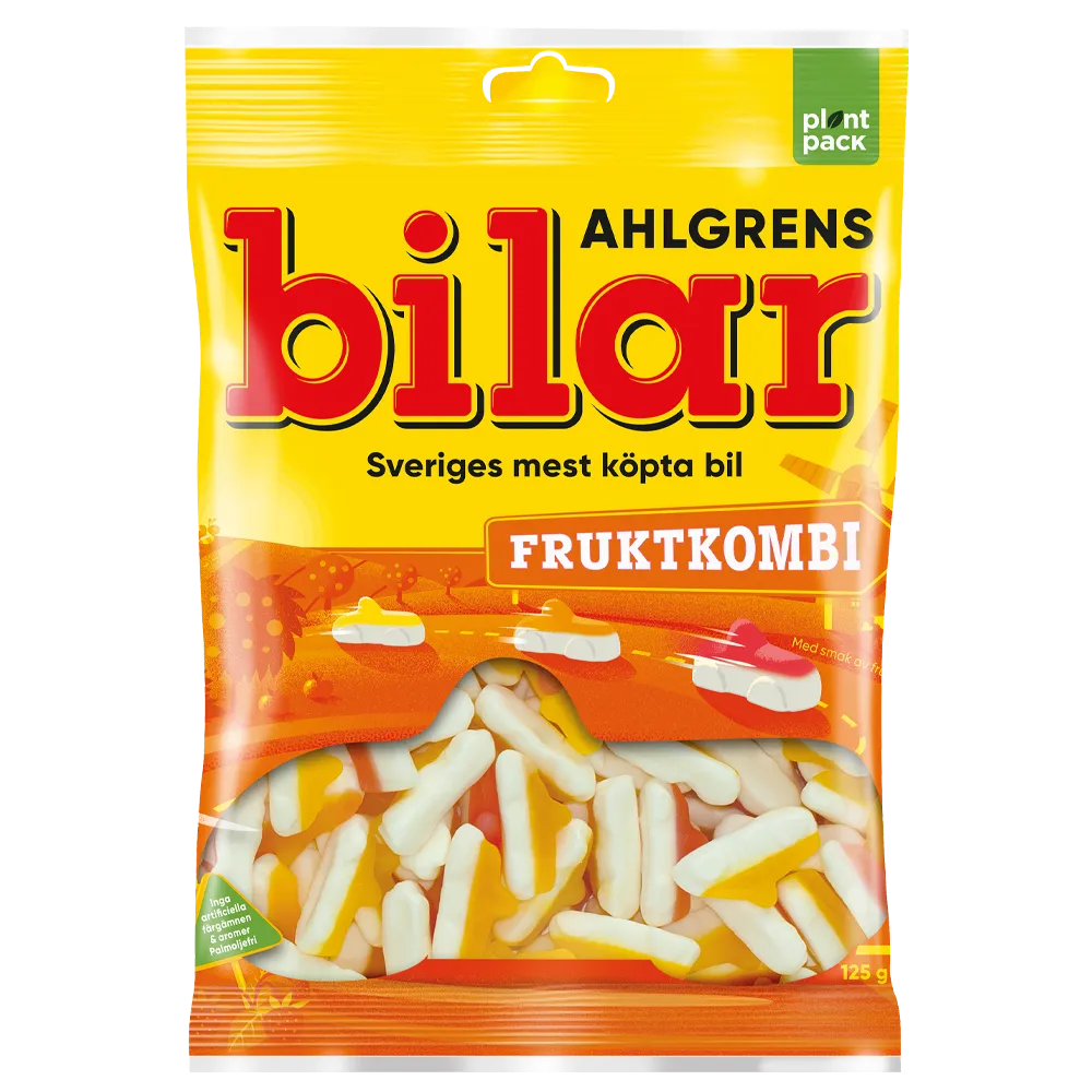 Ahlgrens Bilar Fruktkombi 125g