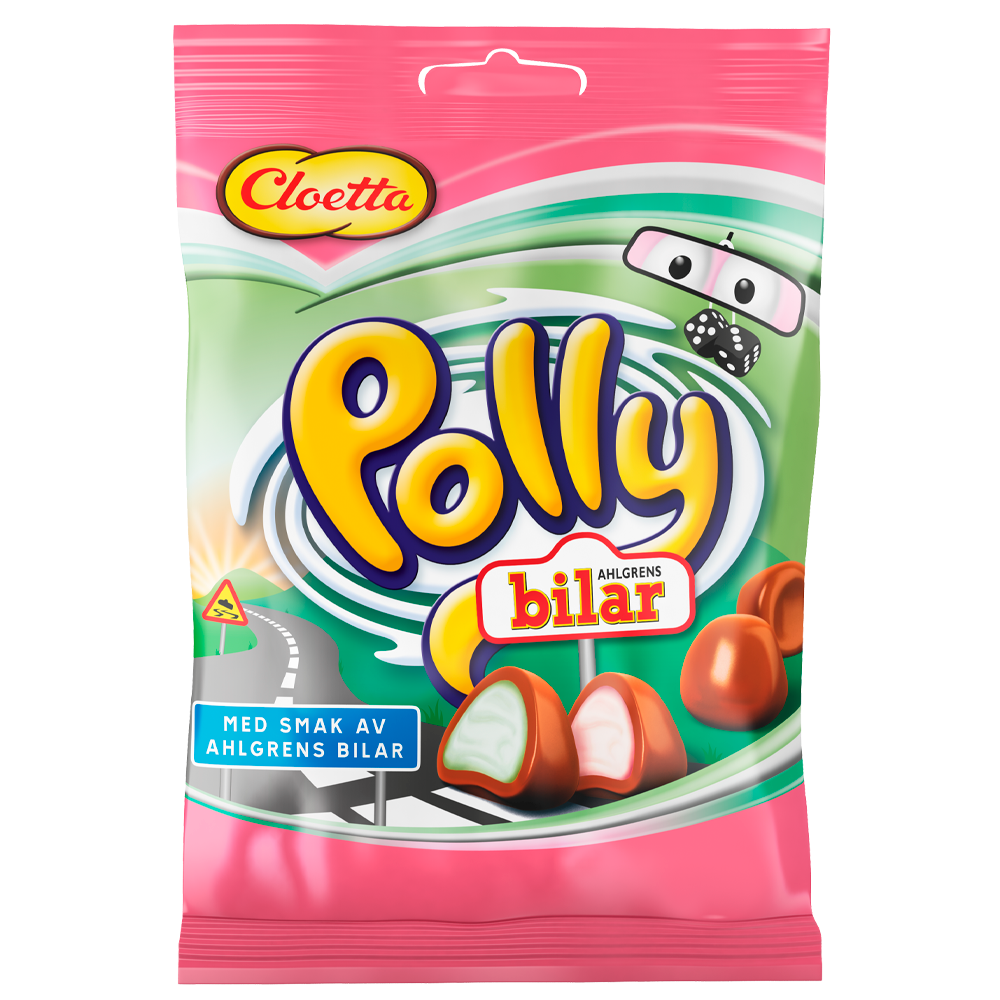 Polly Bilar 100g | Sortiment | Gottegrisen