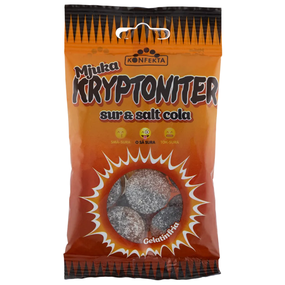 Mjuka Kryptoniter Sur & Salt Cola 60g