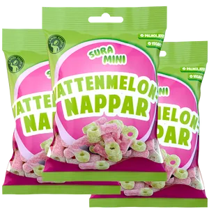 3st - Sura Mini Vattenmelonnappar 70g