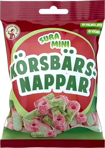 3st - Sura Mini Körsbärsnappar 70g