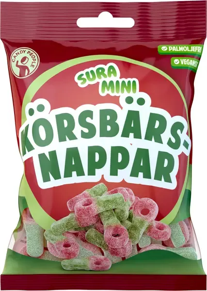 3st - Sura Mini Körsbärsnappar 70g