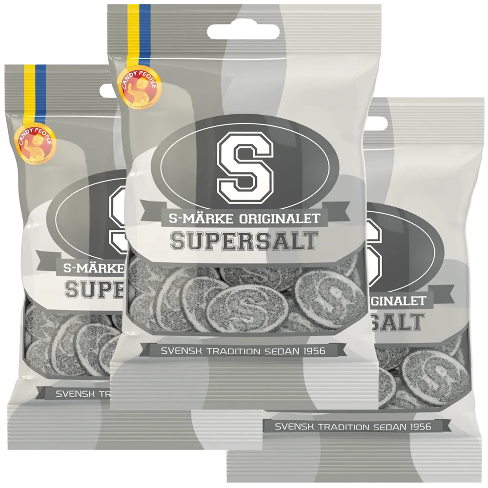 3st - S-Märke Supersalt 80g