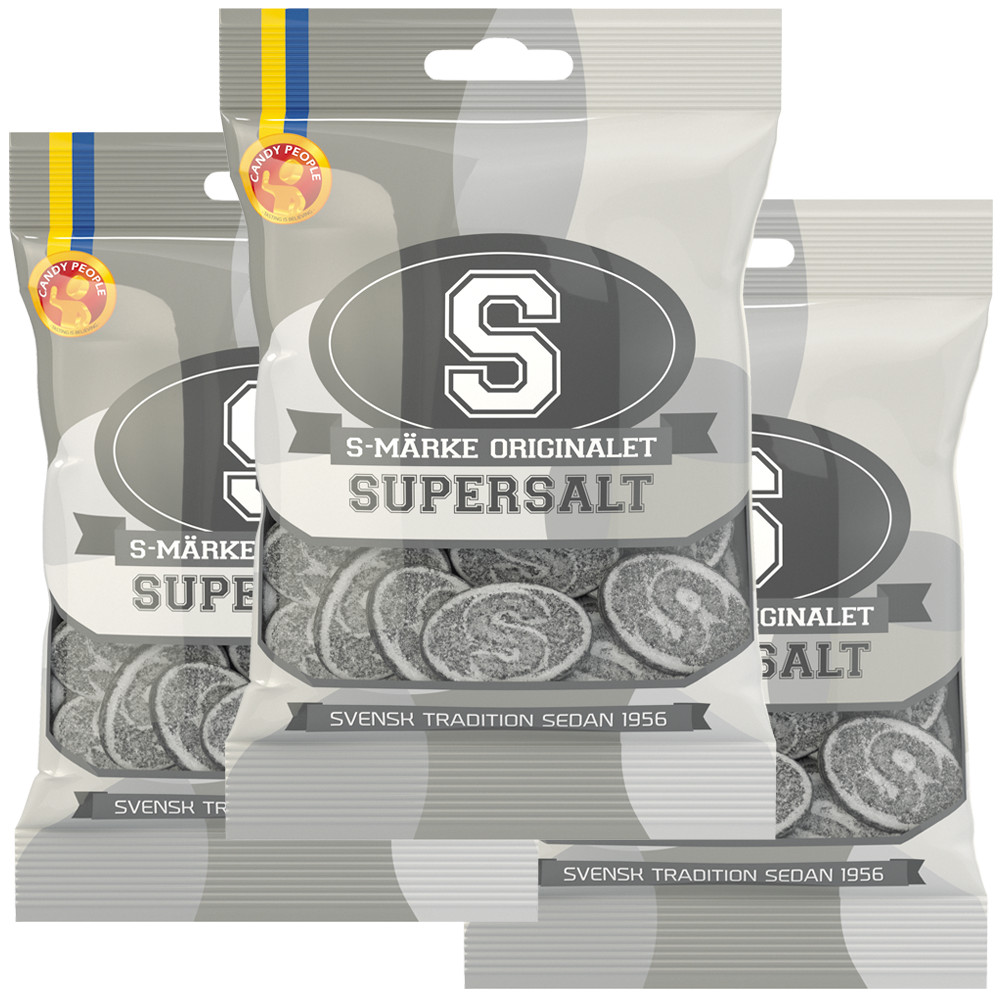 3st - S-Märke Supersalt 80g