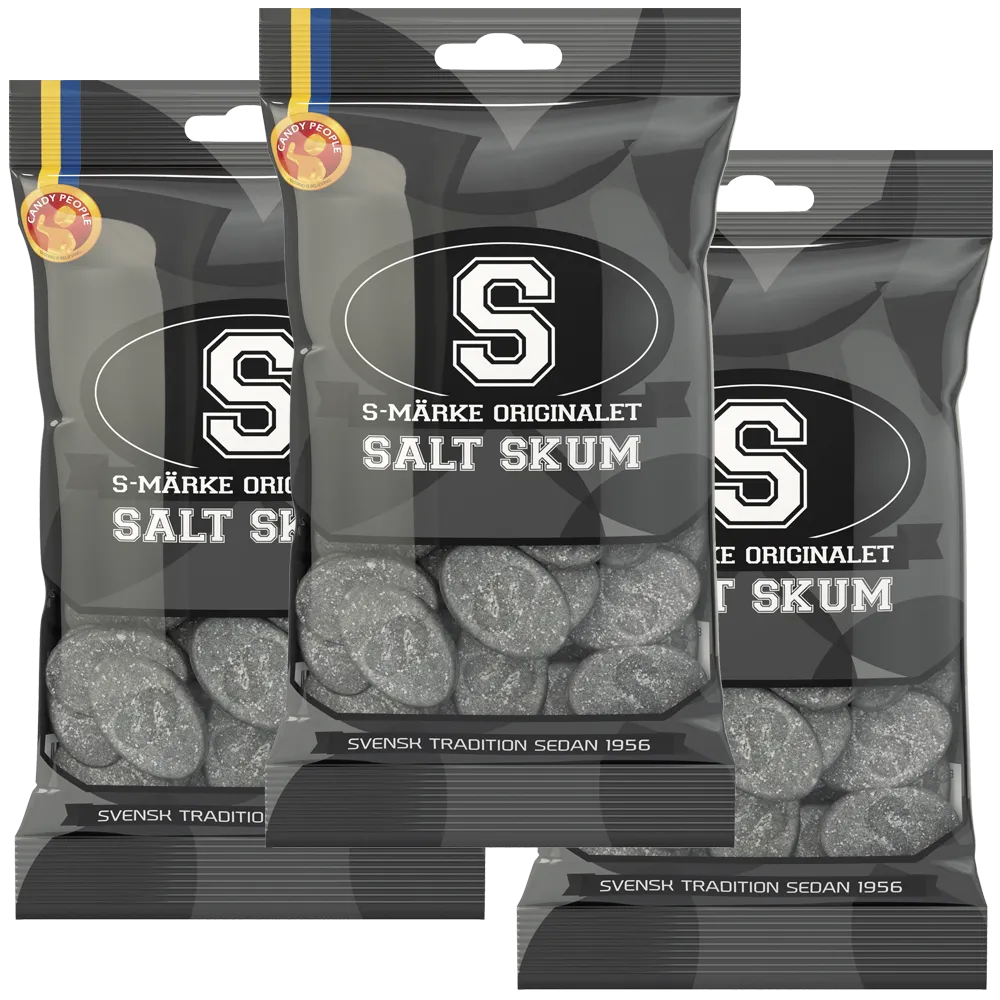 3st - S-Märke Salt Skum 70g