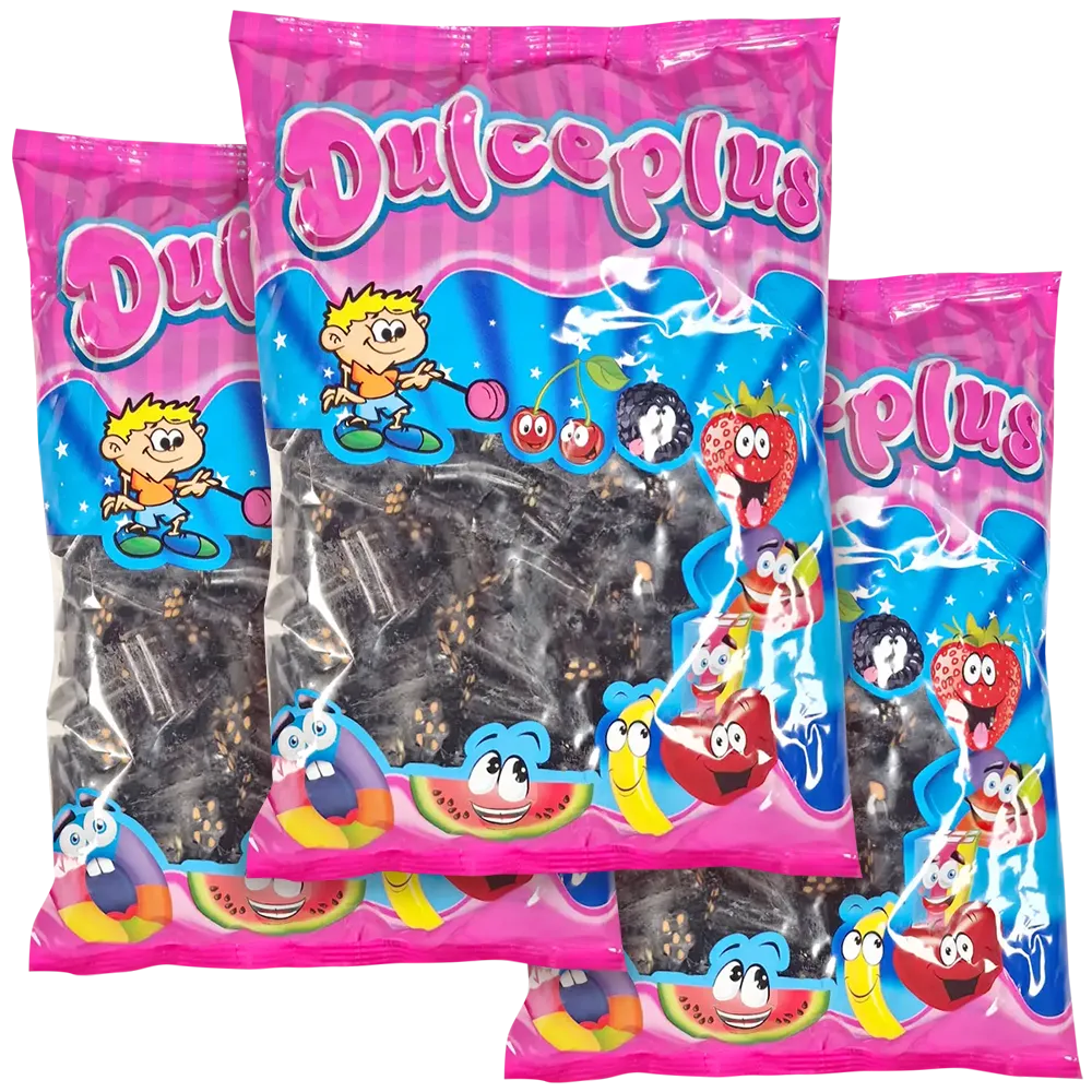3st - Dulceplus Jelly Mix Licorice 1kg