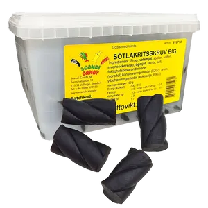 Sötlakritsskruv Big 2kg