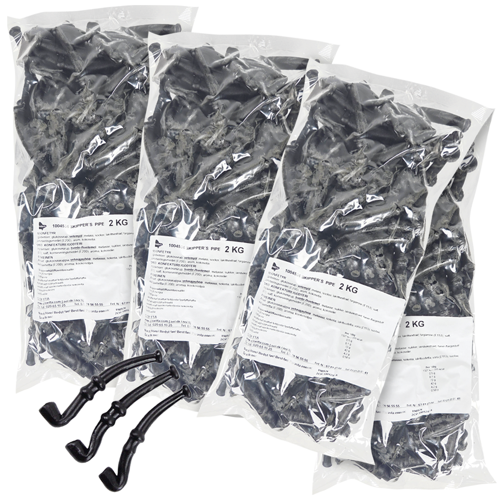 Skipper´s Pipe lösvikt 8kg (4st á 2kg) | Sortiment | Gottegrisen