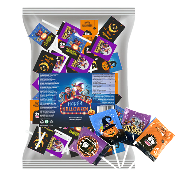 Halloween Lollipop 200st - 1.19kg | Sortiment | Gottegrisen