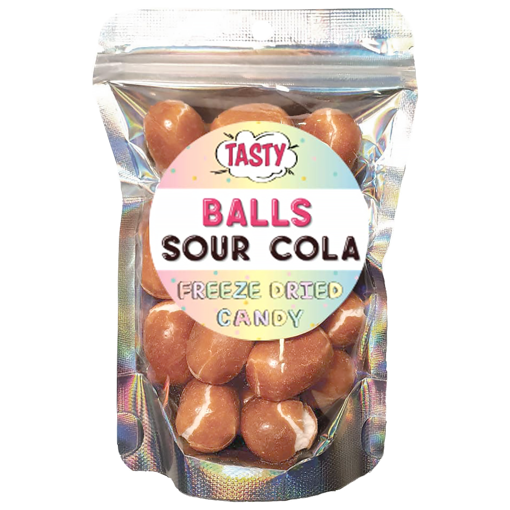 Frystorkade Kastanjer Sour Cola 80g | Sortiment | Gottegrisen