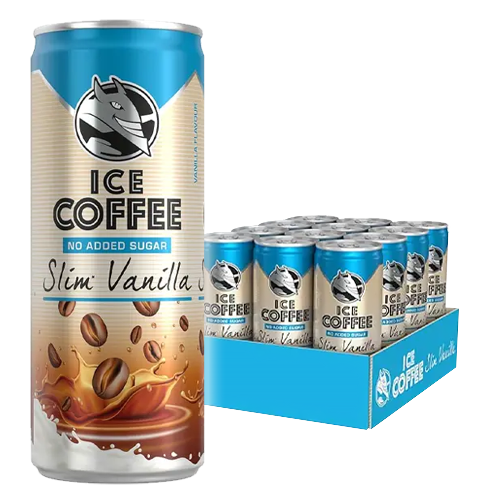 HELL Ice Coffee Slim Vanilla 25cl x 12st | Sortiment | Gottegrisen