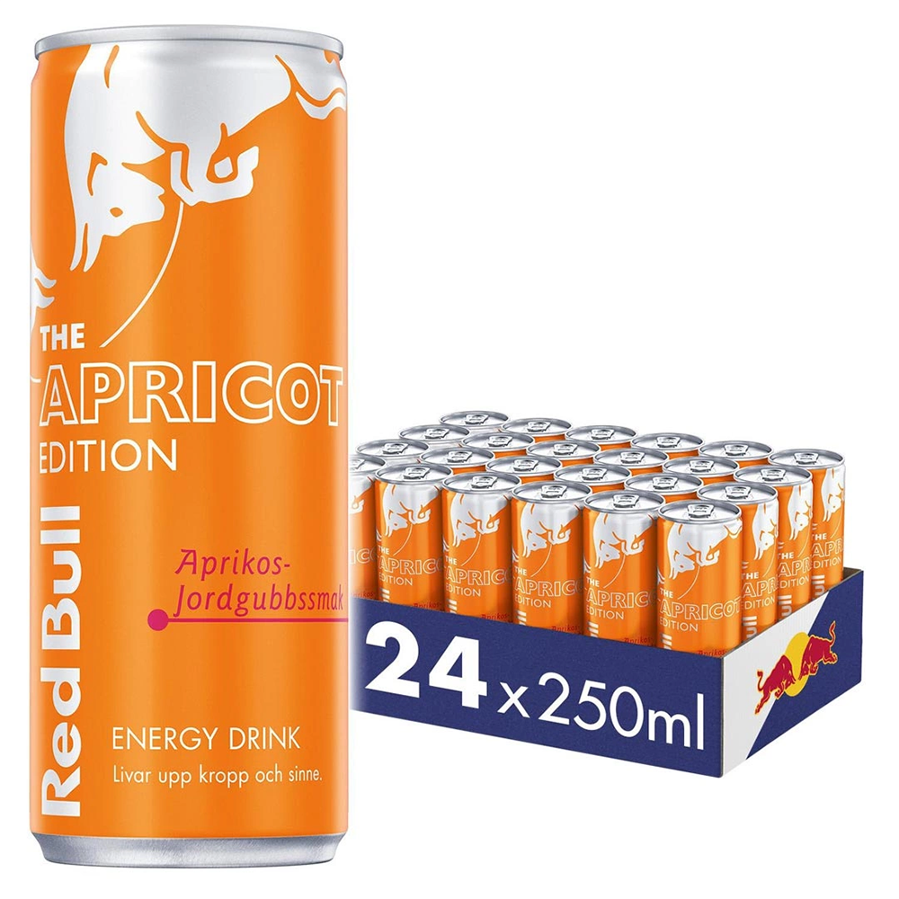 Red Bull Apricot 24st x 25cl | Sortiment | Gottegrisen