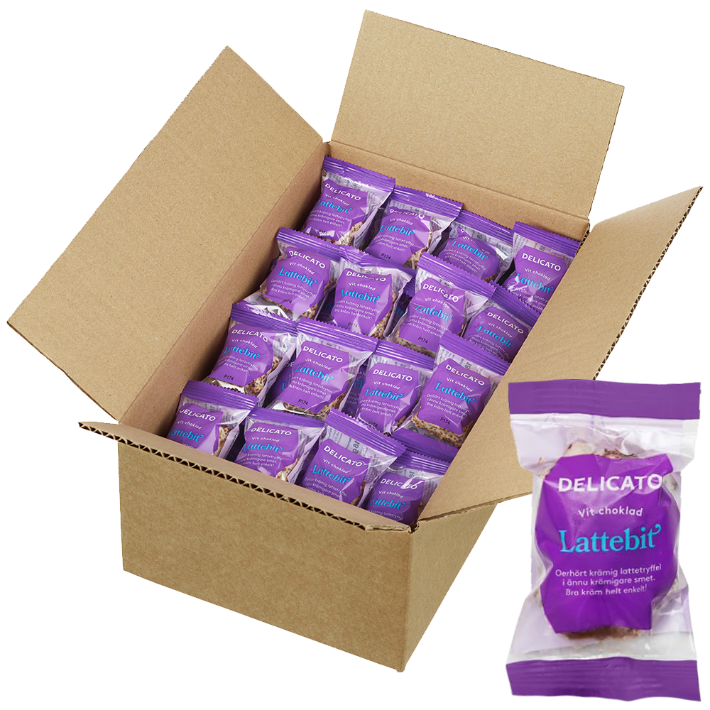 Lattebit mini 90-pack (18g x 90st) | Sortiment | Gottegrisen
