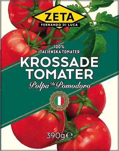 2st - ZETA Krossade Tomater 390g