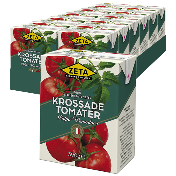 ZETA Krossade tomater 390g x 12st |  | Gottegrisen