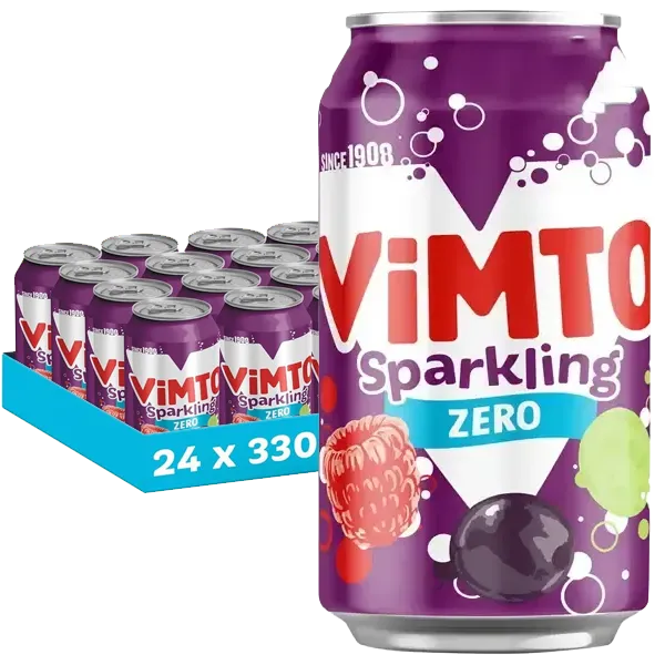 Vimto Sparkling Zero 33cl x 24st