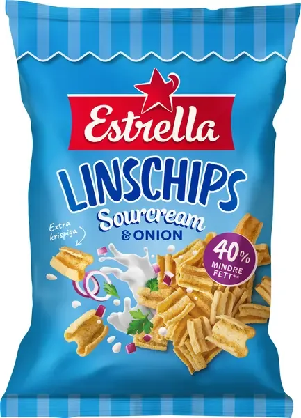Estrella Linschips Sourcream & Onion 90g