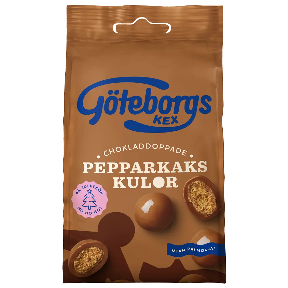 Pepparkakskulor Mjölkchoklad 120g
