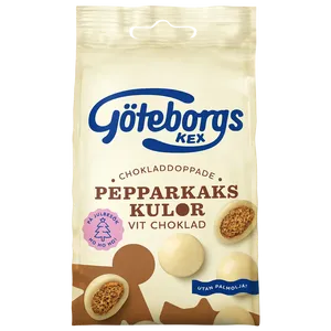 Pepparkakskulor Vit Choklad 120g