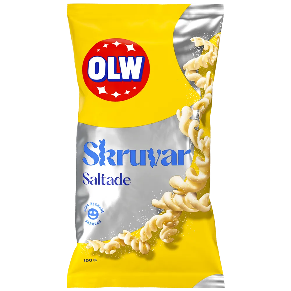 OLW Saltade Skruvar 100g