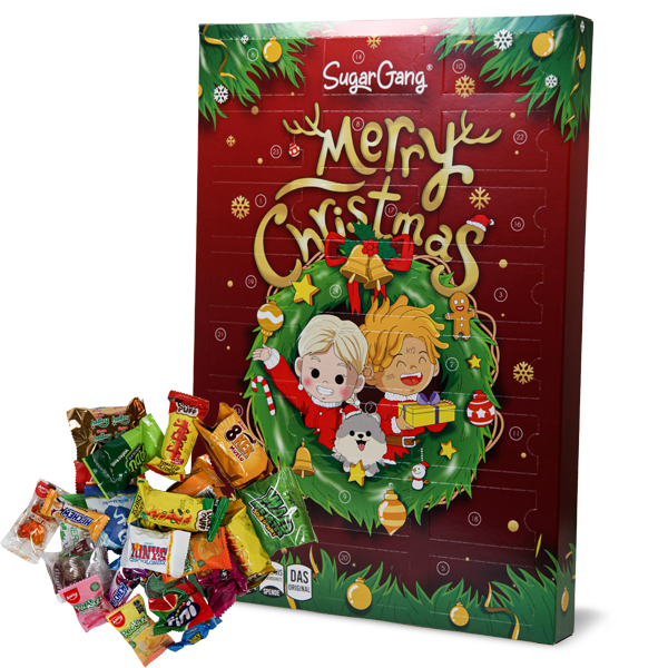 Sugargang Adventskalender 218g | Sortiment | Gottegrisen