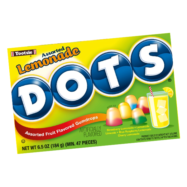 Dots Assorted Lemonade Gumdrops 184g | Sortiment | Gottegrisen
