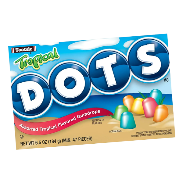 Dots Gumdrops Tropical 184g | Sortiment | Gottegrisen