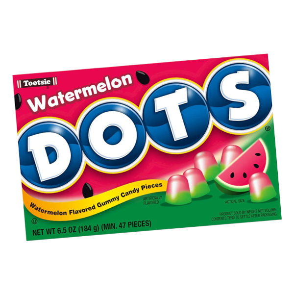 Dots Gumdrops Watermelon 184g | Sortiment | Gottegrisen