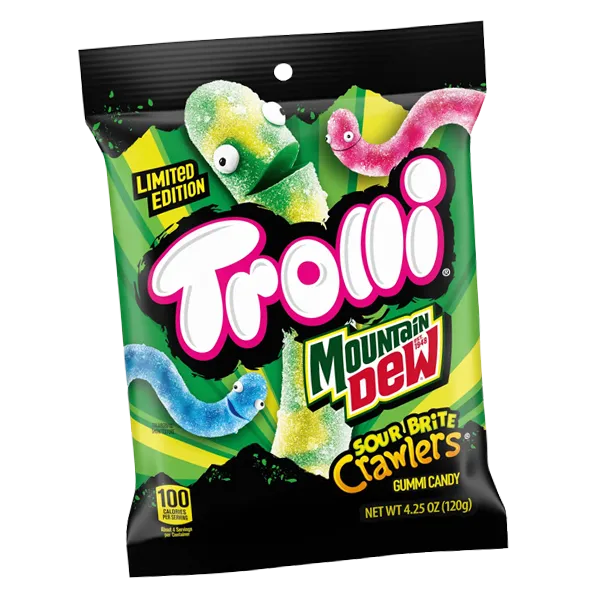 Trolli Sour Mountain Dew Crawlers 120g