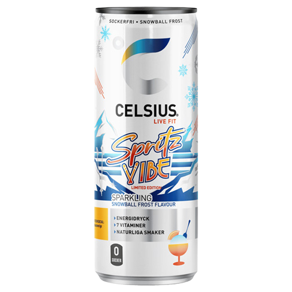 Celsius Spritz Vibe 355ml | Sortiment | Gottegrisen