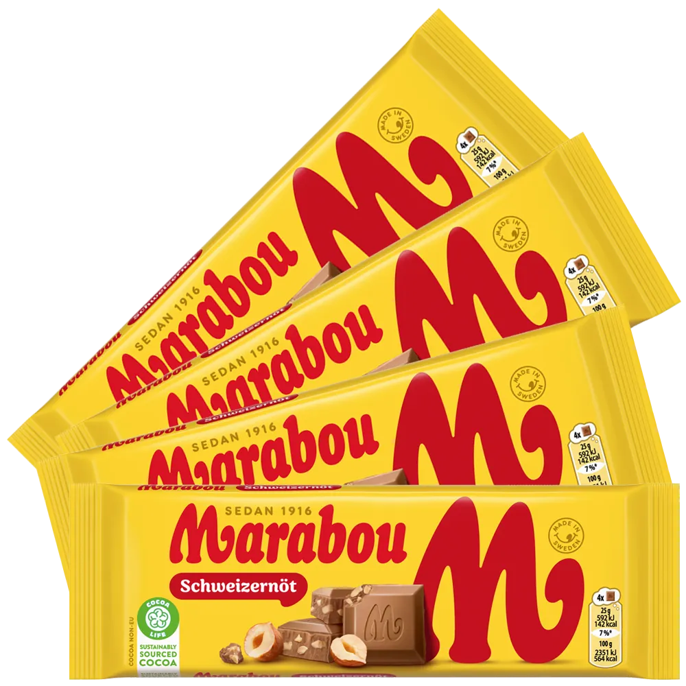 4st - Marabou Schweizernöt 100g