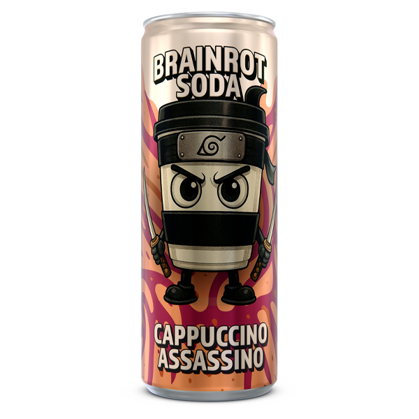 Brainrot Soda Cappuccino Assassino 25cl | Sortiment | Gottegrisen