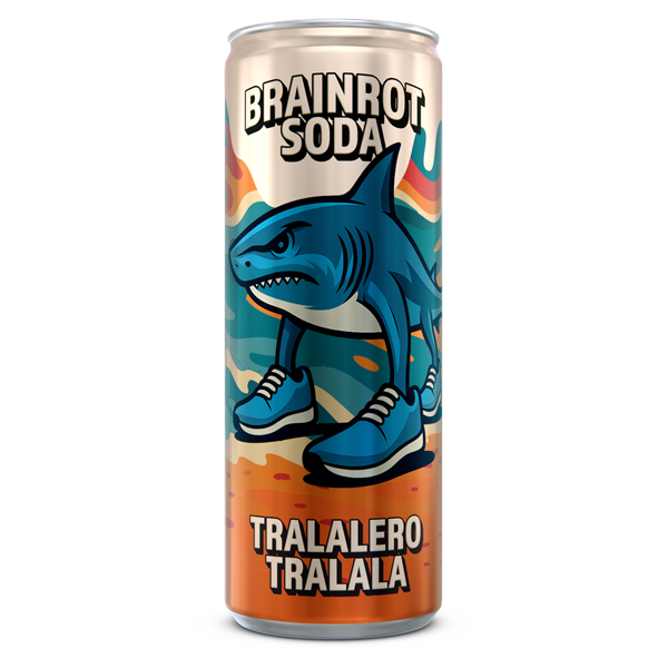 Brainrot Soda Tralalero Tralala 25cl | Sortiment | Gottegrisen