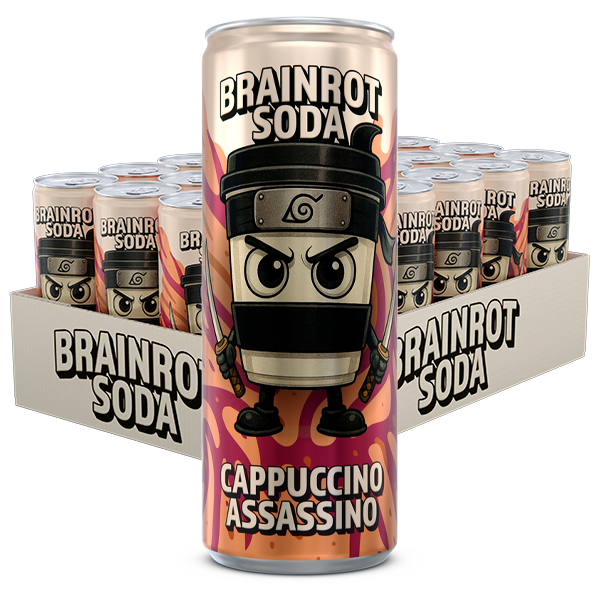 Brainrot Soda Cappuccino Assassino 24st | Sortiment | Gottegrisen