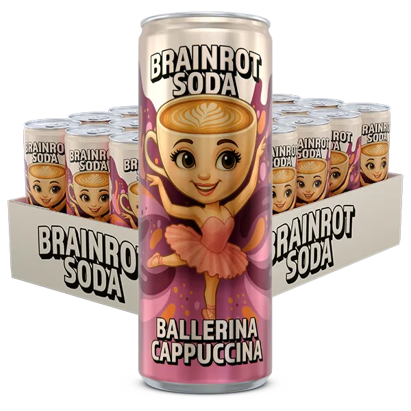 Brainrot Soda Ballerina Cappuccina 24st