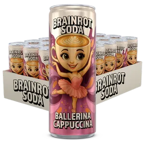 Brainrot Soda Ballerina Cappuccina 24st