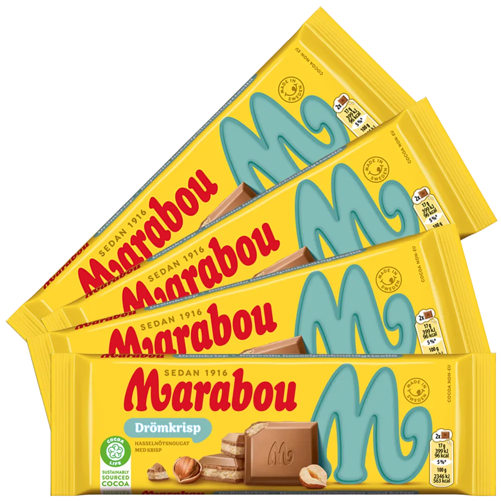 4st - Marabou Drömkrisp 100g