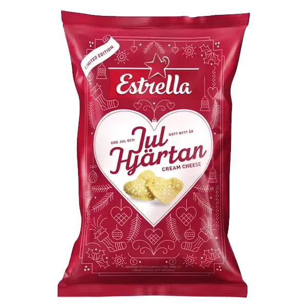 Estrella Julhjärtan Cream Cheese 85g
