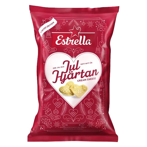 Estrella Julhjärtan Cream Cheese 85g | Sortiment | Gottegrisen