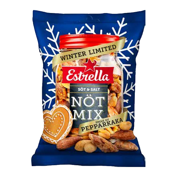 Estrella Nötmix Vinter Pepparkaka 175g
