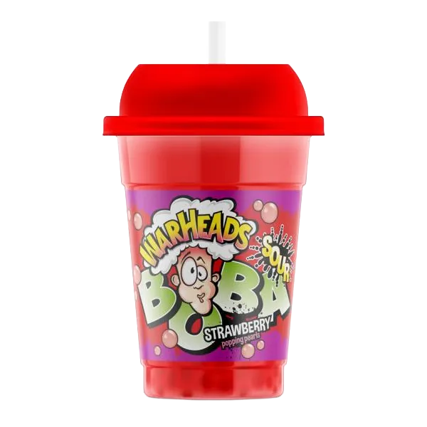 Warheads Boba Sour Strawberry 400ml