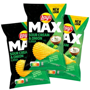 3st - Lay´s Max Sourcream & Onion 185g