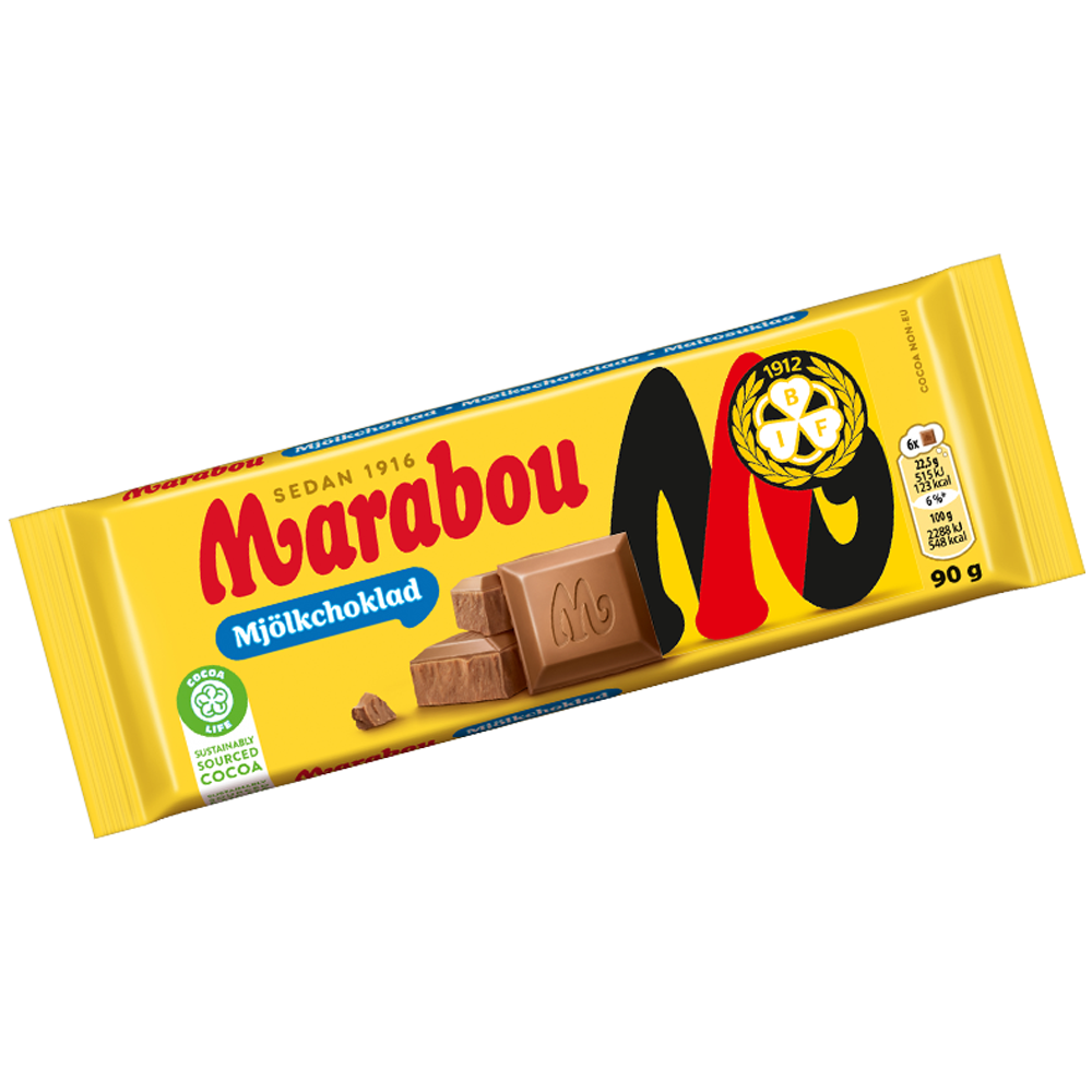 Brynäs Mjölkchoklad 90g | Sortiment | Gottegrisen