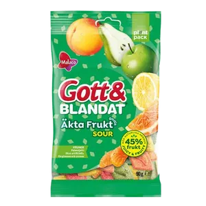 Gott & Blandat Äkta Frukt Sour 90g