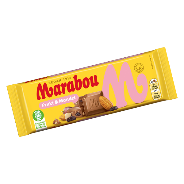 Marabou Frukt Mandel 100g | Sortiment | Gottegrisen