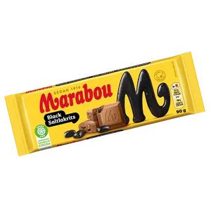 Marabou Black Saltlakrits 100g