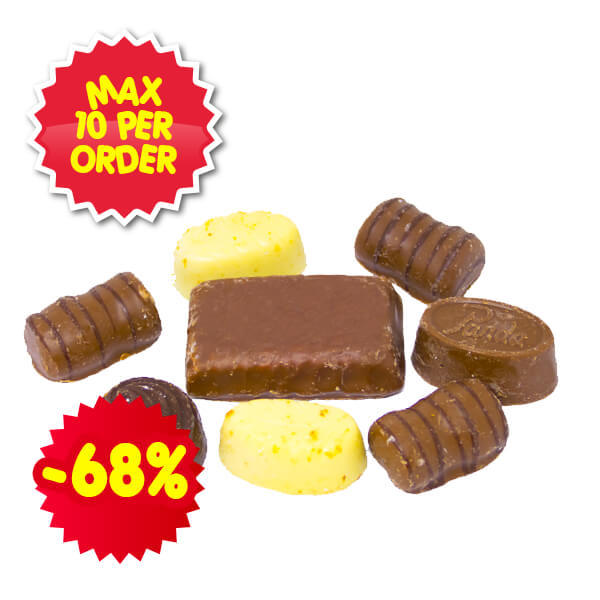 Panda Chokladkonfekt 500g Värmeskadade /