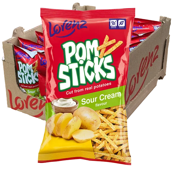 Pomsticks Sourcream 21st x 85g