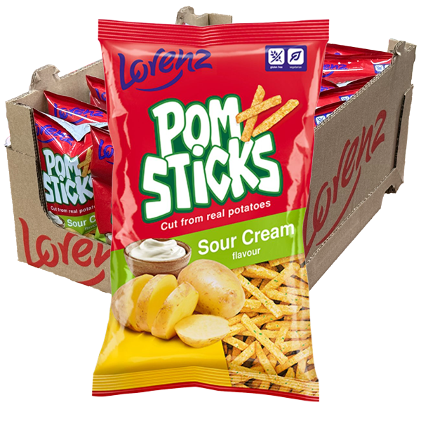 Pomsticks Sourcream 21st x 85g | Sortiment | Gottegrisen