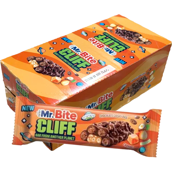 MrBite Cliff Karamell/Hasselnöt 24st 35g